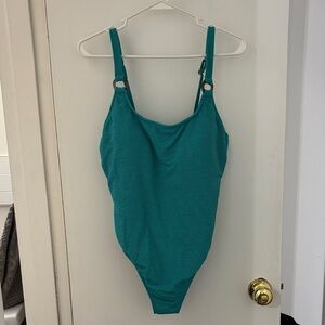 Target Teal womens one piece bathing suit